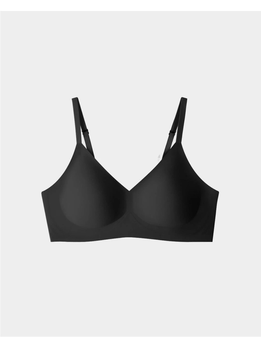 Eby Relief Black Seamless Wireless Bra Removable Pads Size 2XLDD NWT